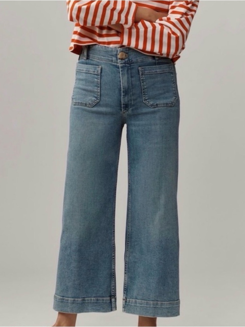 Anthropologie Meave Collette Cropped Jeans - Size 25